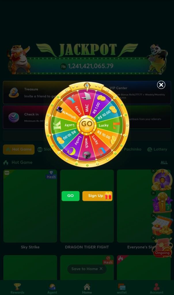 Crash7 game