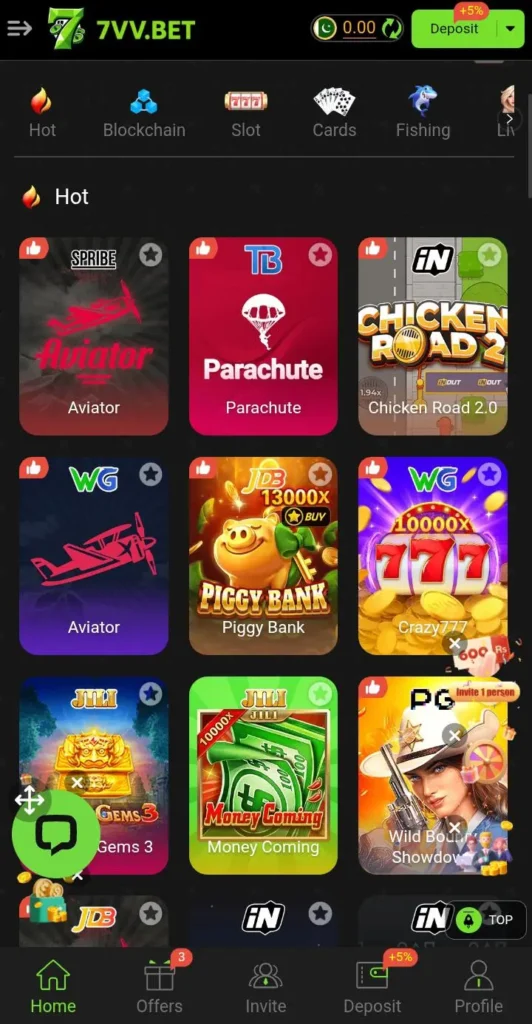 7VVBet Game